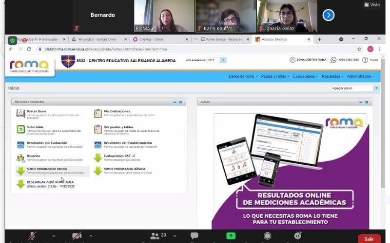 Profesores reciben capacitación en plataforma Roma