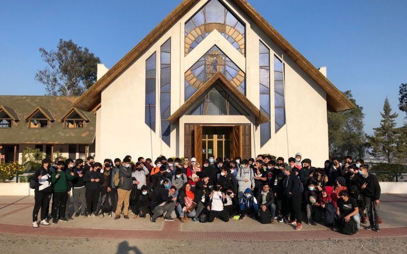 Jóvenes de Primero Medio viven Experiencia Don Bosco