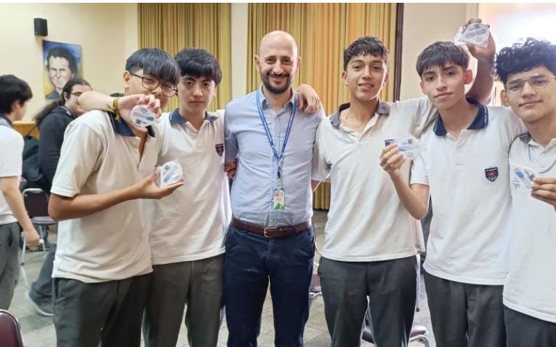 Estudiantes reciben capacitación sobre la Crisis Hídrica por empresas Kyklos y Aguas Andinas