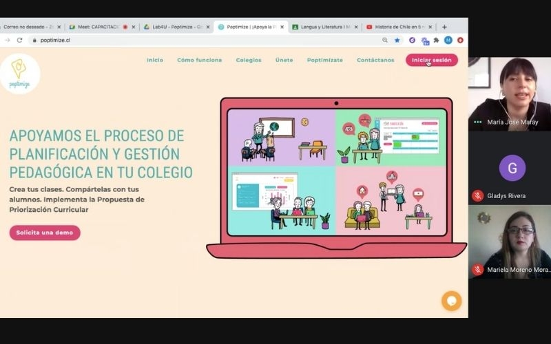 Profesores se capacitan en plataforma para planificaciones de aula