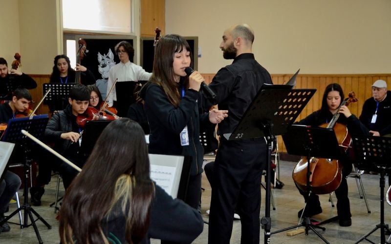 Comunidad vive concierto de Orquesta con colaboración de Escuela de cultura y  difusión artística de Coltauco