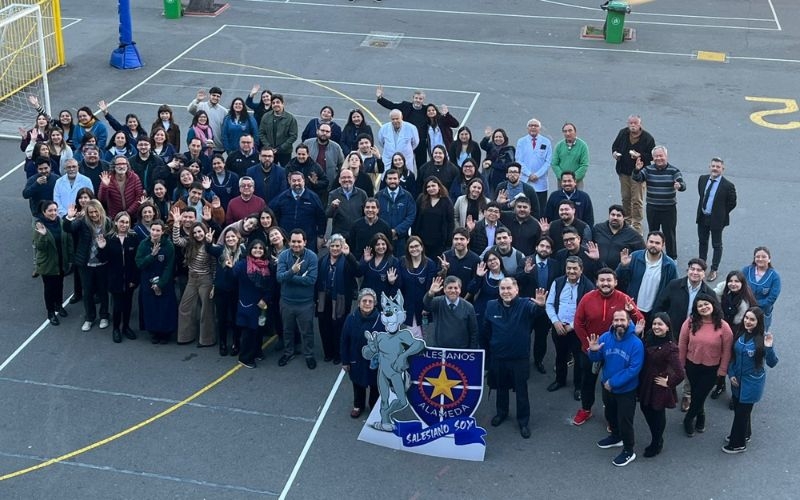 Visita Inspectorial: Padre Nelson Moreno sdb. anima a la comunidad a vivir la esperanza y el espíritu salesiano