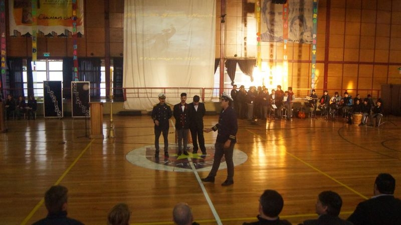 Conmemoración 21 de mayo en Salesianos Alameda