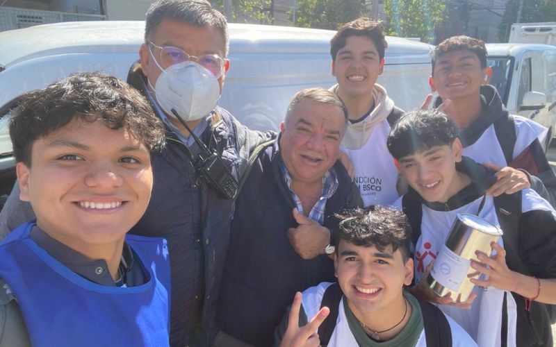 Colegio realiza importante aporte a Fundación Don Bosco