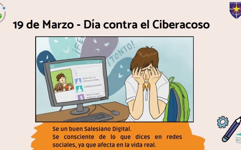 Salesianos Alameda reflexiona entorno al día contra el ciberacoso